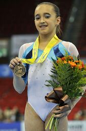 Larisa Iordache, medalie de aur la sol